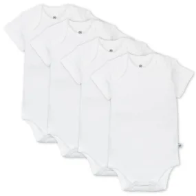 4-Pack Organic Cotton Short Sleeve Bodysuits