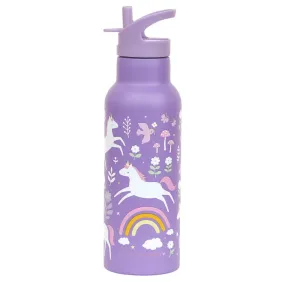 A Little Lovely Company XL Stainless Steel Drink Bottle: Unicorn Dreams