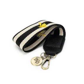 Bee Strap Wristlet - Black & White