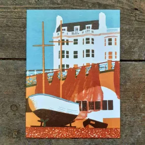 Brighton Fish Market Greeting Card