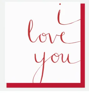 Caroline Gardner 'I Love You' Valentine's Card