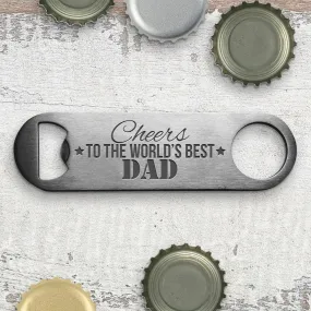 Cheers Engraved Bottle Opener