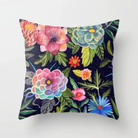 COSMIC FLORALS CUSHION PILLOW