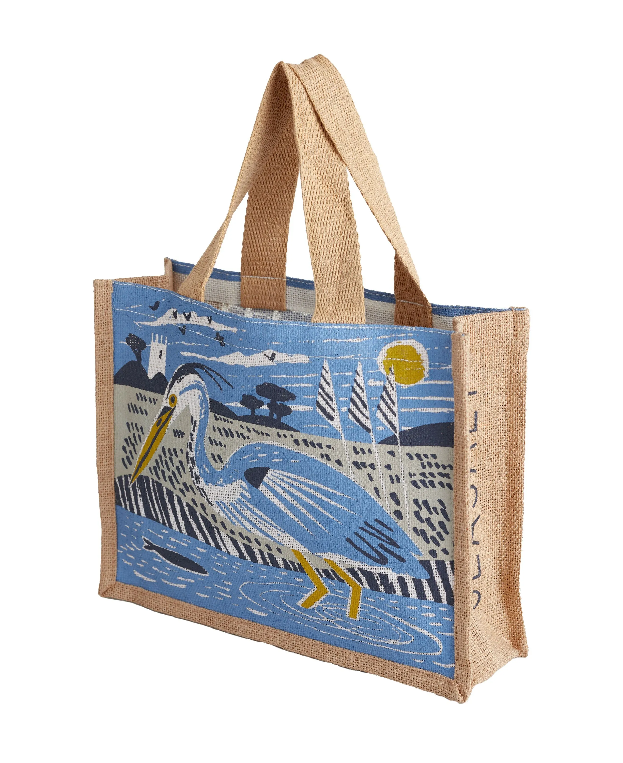 Cute Jute - Marazion Heron Clear Sky