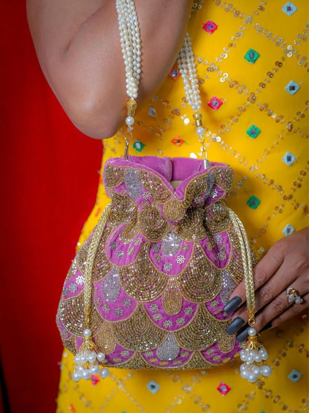 Designer Embroidered Potli