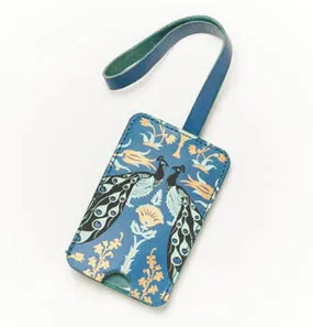 Fauna Peacock Luggage Tag