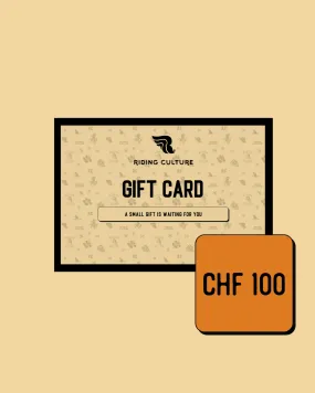 Gift Card - 100 Franken