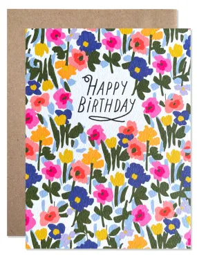 Hartland Brooklyn Card - Happy Birthday Stella Print