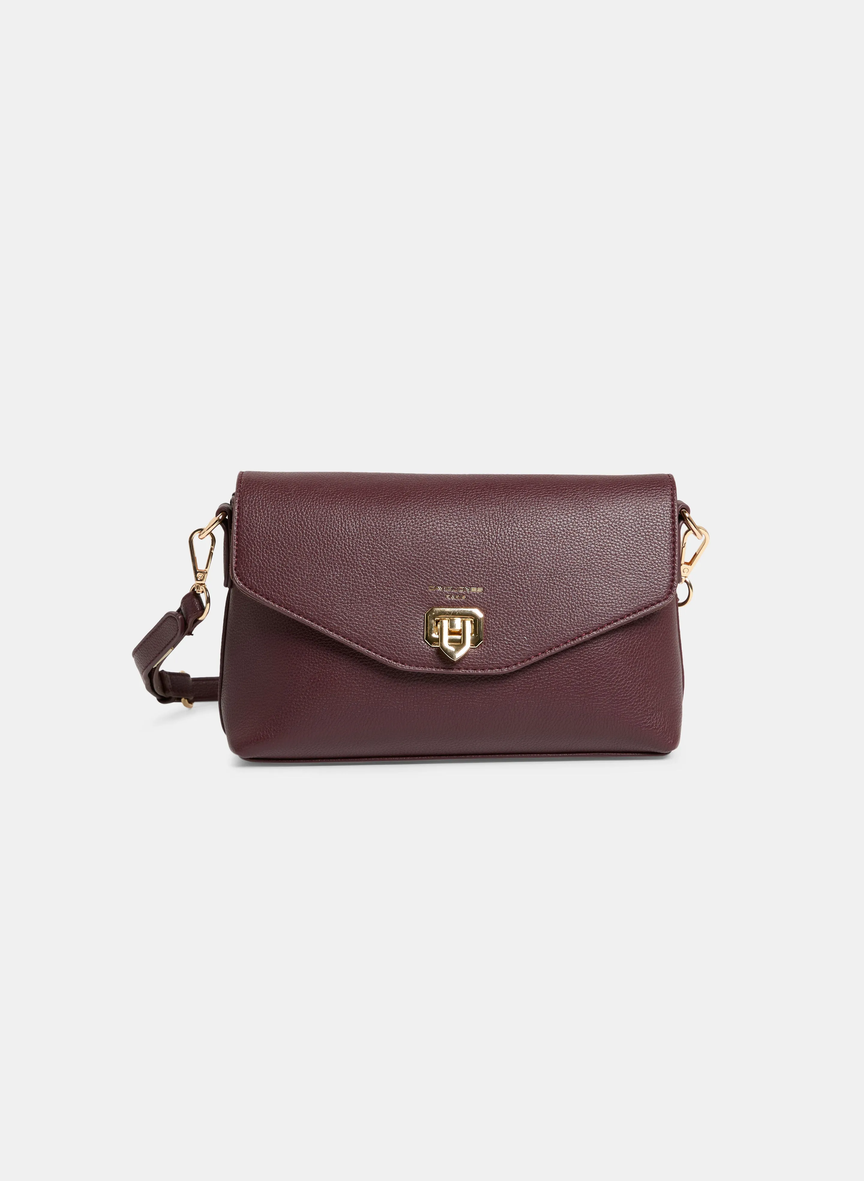 Metallic Detail Cross-Body Bag