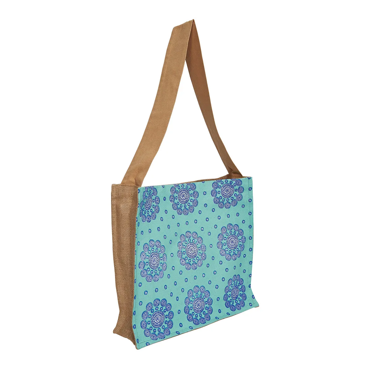 Seahorse Jute Tote Bag