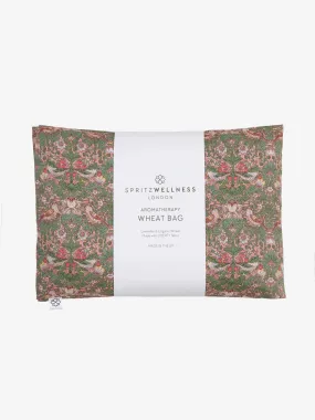 Strawberry Thief Pink Liberty Print Aromatherapy Wheat Bag by Spritz Wellness