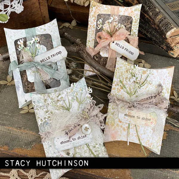 Tim Holtz Thinlits Die Cutting Set by Sizzix - Vault - Pillow Box