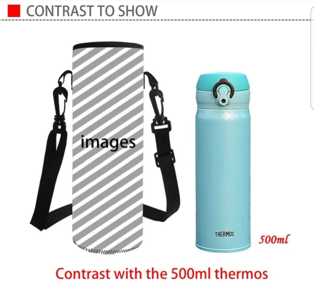 Useful Portable Water Bottle Cooler - Shark Printed