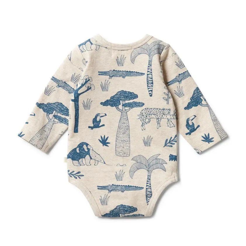 Wilson & Frenchy | Organic Envelope Baby Bodysuit - Jungle Mania